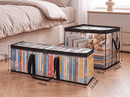 Large Heavy-Duty Thick Plastic Clear Storage Bag for Clothes, Moving & Storage