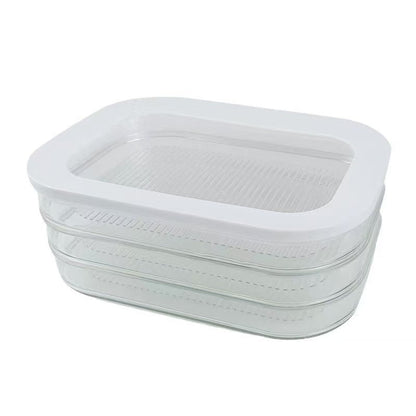Food Storage Containers with Lid Clear Fridge Crisper
