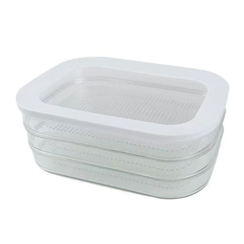 Food Storage Containers with Lid Clear Fridge Crisper